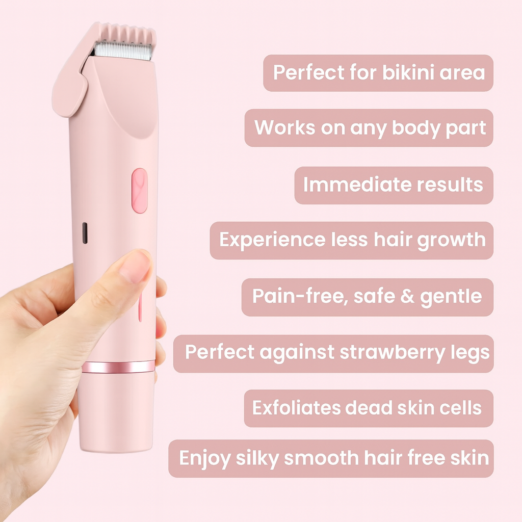 GlowTrim – 2-in-1 Bikini & Body Trimmer